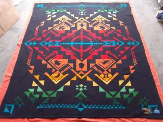 Pendleton Beaver State Native Southwestern Shared Spirits Wool Blanket 65 X 75