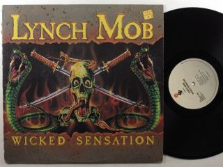 Lynch Mob Wicked Sensation Elektra Lp Vg,  /vg,  Club Edition