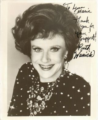 Ruth Warrick (d.  2005) - Actress - Citizen Kane / All My Children - Autograph Photo