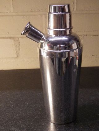 Art Deco 1930s Quality Large Silver Plated Cocktail Shaker