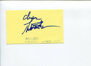 Thomas Babson Cheers Scarecrow And Mrs.  King Mircle On Ice Signed Autograph