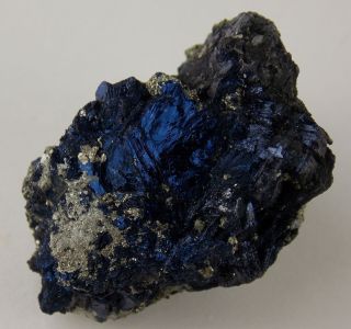Covellite Crystals - 2.  7 Cm - Leonard Mine,  Butte,  Montana 22882