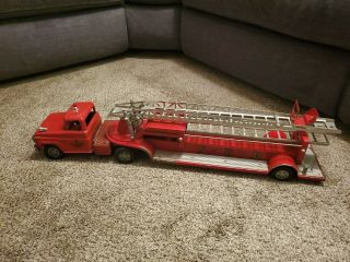 1961 Tonka Tfd No.  5 Aerial Ladder Fire Truck,  Low Production