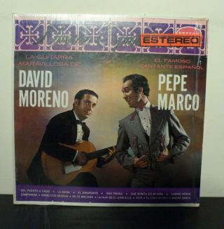 V.  A Mosaico Español | Pepe Marco Y Guitarra De David Moreno | Lp Vg,  Autographed