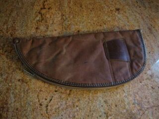 Vintage National Sports " Quick - Draw " Gun Cover / Pistol Case Fond Dulac,  Wis.