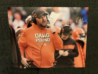 Coach Freddie Kitchen Signed 8 X 10 Photo Autographed Football Cleveland Browns