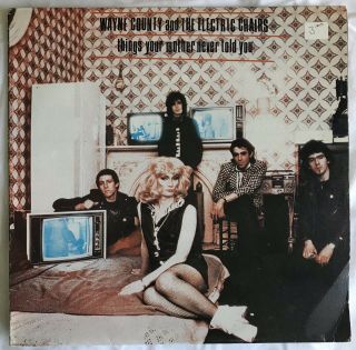 Wayne County & Electric Chairs Things Mother Never Told You 1979 Uk Vinyl Lp