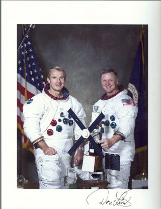 Apollo 20 - Skylab Rescue Astronauts Don Lind,  Autograph,  Hand Signed