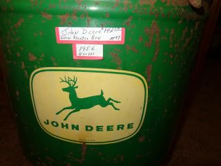 OLD VINTAGE JOHN DEERE CORN PLANTER BOX SEED HOPPER 4 LEGGED DEER B15490 2