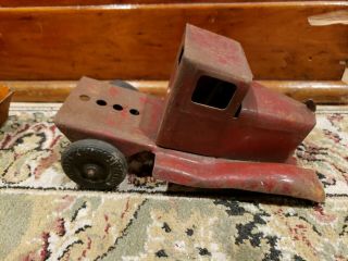 Girard Toys Ford Cab Tractor DUMPER TRAILER and TRUCK 1930 ' s 2