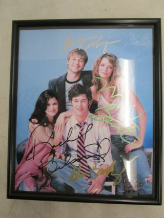 The O.  C.  Tv Show Autographed Photo In Frame W Certificate Of Authenticity