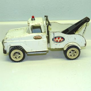 Vintage Tonka Aa Wrecker Truck,  Pressed Steel Toy Vehicle