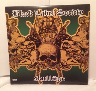 Black Label Society Skullage 2 Lp Green Vinyl Zakk Wylde