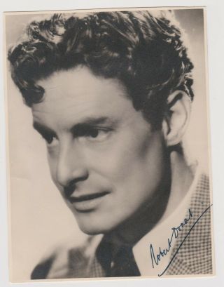 Hitchcock The 39 Steps,  Ghost Goes West Robert Donat Signed 6x8 Printed Pic