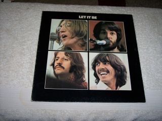 Lp The Beatles Let It Be Apple Records Exc Vinyl 106