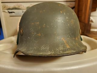 M 40 German Helmet With Liner No Chinstrap Stamped Ns64.