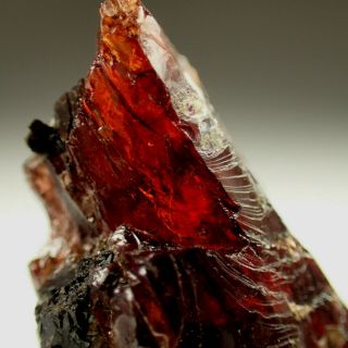 Mangan - Diaspore Red - Orange Gem Crystals Rare Postmasburg,  South Africa
