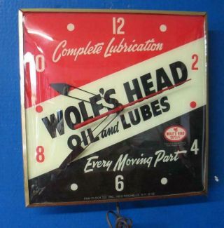 Vintage Pam Lighted Advertising Wolf 