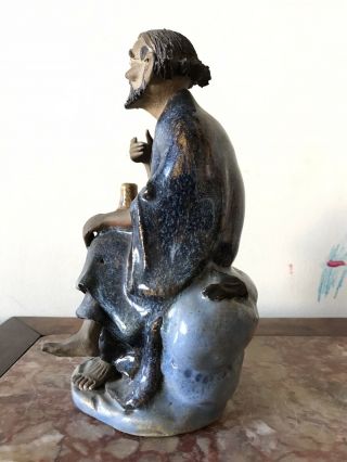 Stunning Shiwan Chinese Vintage pottery Figurine 2