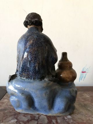 Stunning Shiwan Chinese Vintage pottery Figurine 3