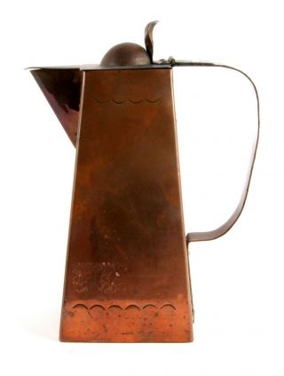 Newlyn Copper Coffee Pot Arts And Crafts Cornish