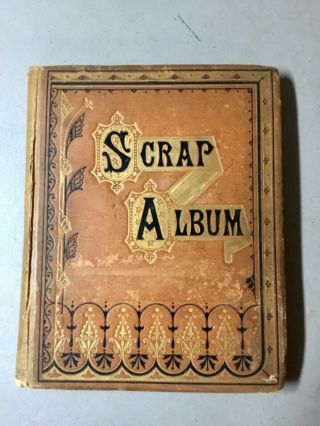 Antique Victorian Era Die - Cut Scrapbook Album - LOADED,  60 Pages AWESOME 2