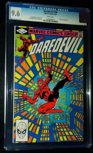 Daredevil 186 1982 Marvel Comics Cgc 9.  6 Nm,
