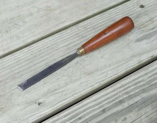 Vintage Buck Brothers 1/2 " Wood Carving Chisel 9.  5 " Long Handle