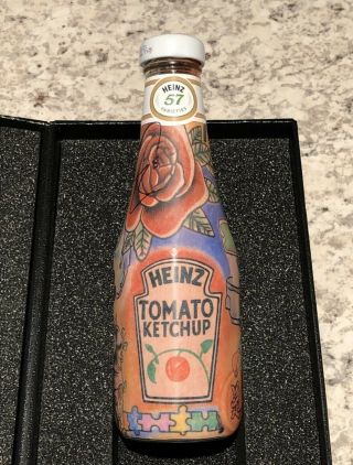 Ed Sheeran X Heinz Tomato Ketchup Tattoo Edition Bottle Le 150 Signed