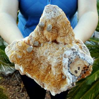 Very Fine 6 1/2 Inch World Class Barite Crystals With Cerussite