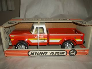 Vintage Nylint Pressed Steel V&s Variety Stores Pickup Truck Old Stock Usa
