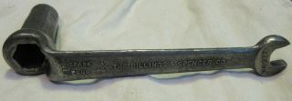 Vintage Billings & Spencer Deep Spark Plug Wrench,  811,  Wa - 277,  Triange B,