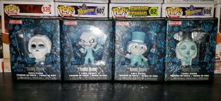 Target Exclusive Haunted Mansion Set Of 4 Funko Pop Mini Figures In Hand