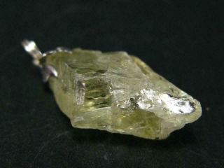 Heliodor Crystal Pendant From Brazil - 1.  3 "