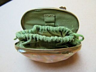 Authentic French Antique Mother - Of - Pearl Needle Case Sewing Box Late Xix Th.  C.