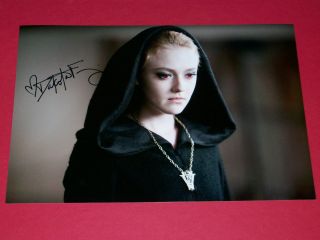 Dakota Fanning Hand Signed 12x8 Autograph Photo Twilight Saga