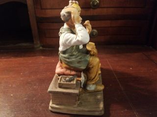 1979 The Cobbler Norman Rockwell Museum Porcelain Figurine Child Doll 3