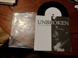 Unbroken Live In Dagenham Vinyl 7 " Earth Crisis Youth Of Today Outspoken Insted