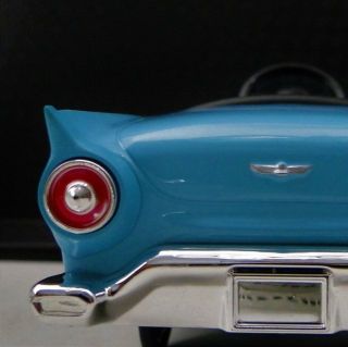 Pedal Car Race Racer Hot Rod 1957 Ford Thunderbird Metal Collector Model Toy1955