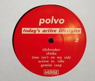 Polvo ‎– Today ' s Active Lifestyles Vinyl Album VG, 3