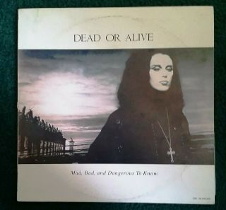 Dead Or Alive - Mad Bad And Dangerous To Know Lp Argentina Cbd620000862 Pop Wave
