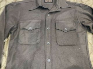 Post WW2 - Korean War US Navy Wool Flight Shirt Medium,  C.  P.  O.  Flight Shirt USN 3