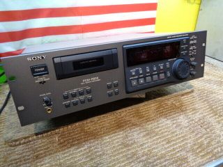 Estate Vintage Rack Mount Pro Sony Pcm - R500 Dat Digital Audio Recorder 00 15hr