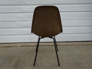Vintage 50s Mid - Century Modern Herman Miller Eames DSX Shell Chair 1950s X Base 2