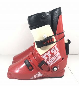 Vintage Salomon Sx 91 Equipe Size 320/25 Rear Entry Ski Boots Carrying Bag Case