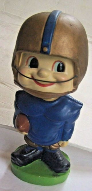 Vintage Notre Dame Football Bobble Head Nodder 1960s Sports Collectible Ex Cond