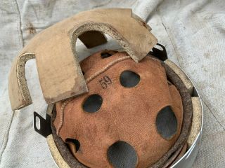 WWII WW2 German Paratrooper helmet M38 liner Size 71/59 Rare 2