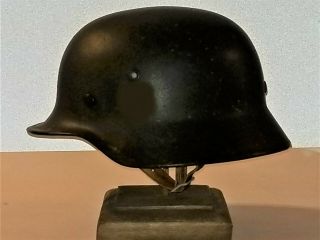 Ww2 Wwii German Army Helmet M40 Size Ef64 W/liner And Chin Strap Stahlhelm