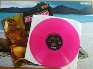 Gerhard Heinz - Sex Fever Soundtrack Pink Vinyl Repress Inc Poster
