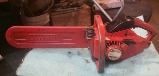 Vintage Jonsereds 361 Chainsaw Chain Saw With 13 " Bar Runs Needs Clutch Spring